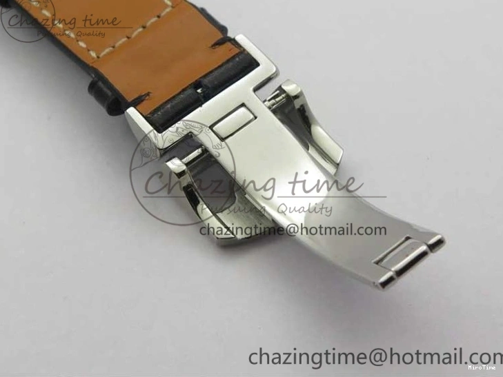 MIROTIME 0128 Portugieser Perpetual Calendar IW503406 V9F 1:1 Best Edition Silver Dial on Black Leather Strap A FastDry 7115